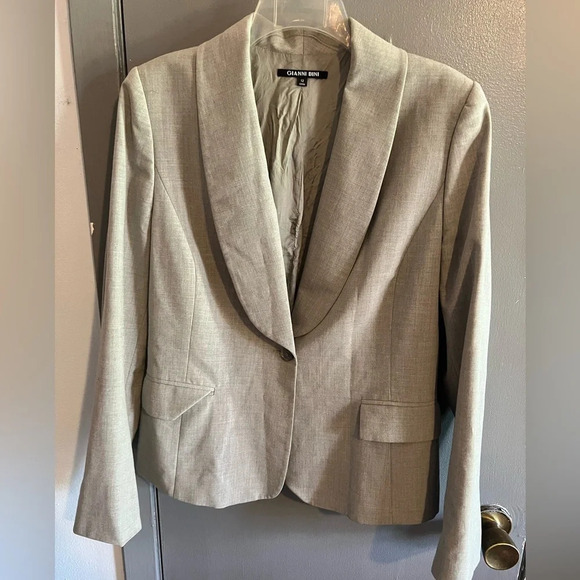 GIANNI Bini grey single button blazer - Picture 1 of 6